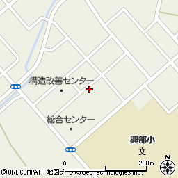北海道紋別郡興部町興部栄町周辺の地図