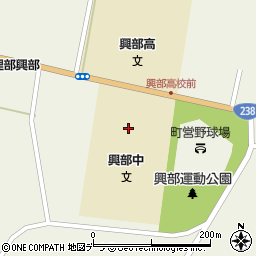 興部町立興部中学校周辺の地図