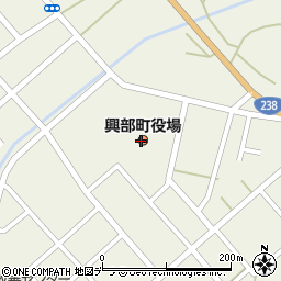 北海道紋別郡興部町興部710周辺の地図