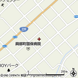 北海道紋別郡興部町興部周辺の地図