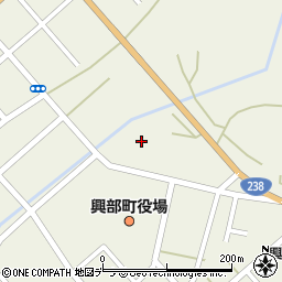 北海道紋別郡興部町興部684-1周辺の地図