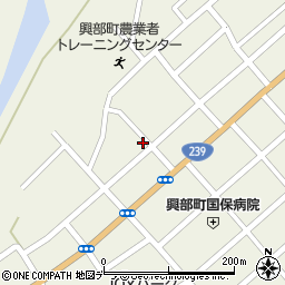 北海道紋別郡興部町興部仲町周辺の地図