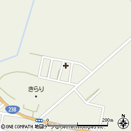 興部町役場　学校給食センター周辺の地図