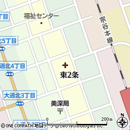 前田秀嗣理容院周辺の地図