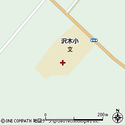 雄武町立沢木小学校周辺の地図