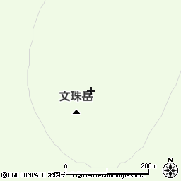 文珠岳周辺の地図