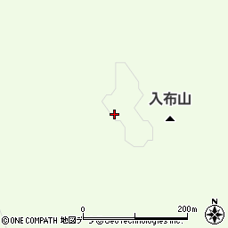 入布山周辺の地図