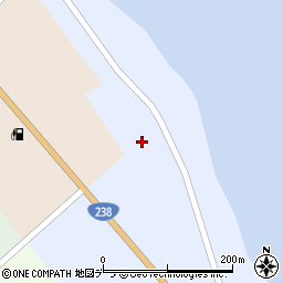 北海道雄武町（紋別郡）東浜町周辺の地図
