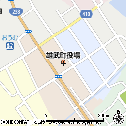 雄武町役場　保健福祉課周辺の地図