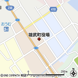 北海道紋別郡雄武町周辺の地図