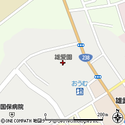 雄武町役場　在宅老人デイサービスセンター周辺の地図