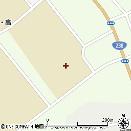 雄武町役場　学校給食センター周辺の地図