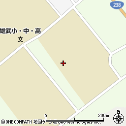 北海道紋別郡雄武町末広町周辺の地図