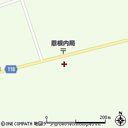 美深町恩根内出張所周辺の地図