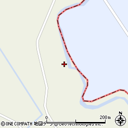 オタコシベツ川周辺の地図