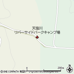 天塩川リバーサイドパークキャンプ場周辺の地図