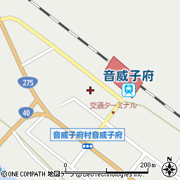 音威子府珈琲店周辺の地図