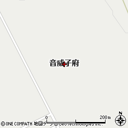 音威子府村役場経済課　環境整備室音威子府浄水場周辺の地図