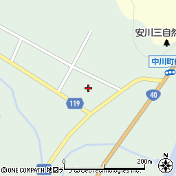 北海道中川郡中川町安川三周辺の地図