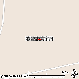 北海道枝幸町（枝幸郡）歌登志美宇丹周辺の地図