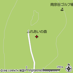 ふれあいの森キャンプ場周辺の地図