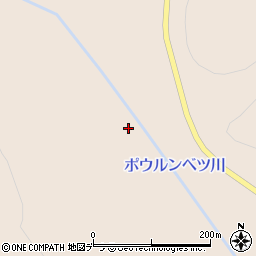 ポウルンベツ川周辺の地図