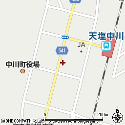 中川町役場　総務課企画財政室周辺の地図