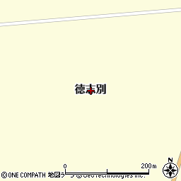 北海道枝幸郡枝幸町徳志別周辺の地図