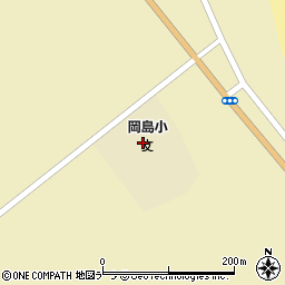 枝幸町立岡島小学校周辺の地図
