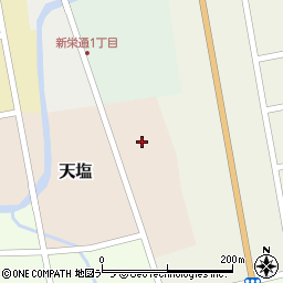 パーラーヤマト天塩店事務所周辺の地図