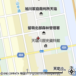 北海道新聞社天塩支局周辺の地図