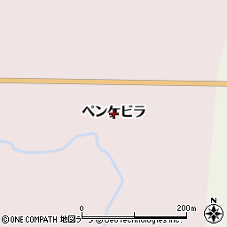北海道天塩郡天塩町ペンケビラ周辺の地図