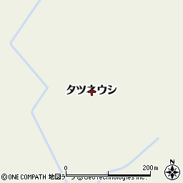 北海道天塩郡天塩町タツネウシ周辺の地図