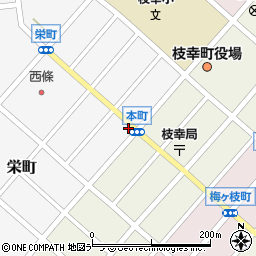 セイコーマート枝幸栄町店周辺の地図