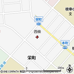 西條百貨店　枝幸店周辺の地図