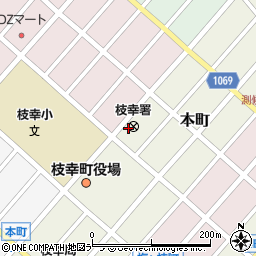 枝幸警察署署所在地交番周辺の地図