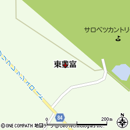 北海道豊富町（天塩郡）東豊富周辺の地図