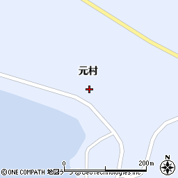 北海道利尻郡利尻町仙法志元村周辺の地図