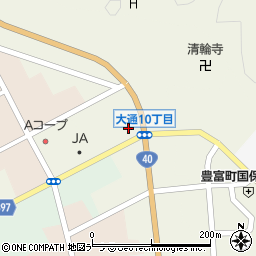 豊富町観光情報センター周辺の地図