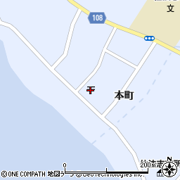 利尻町役場　仙法志クリーンセンター周辺の地図