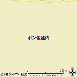北海道枝幸郡浜頓別町ポン仁達内周辺の地図