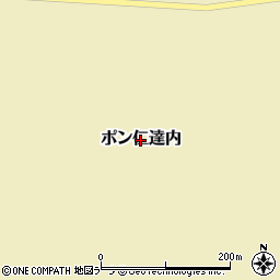 北海道浜頓別町（枝幸郡）ポン仁達内周辺の地図