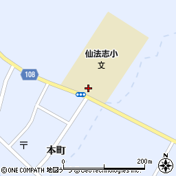 利尻町立仙法志小学校周辺の地図