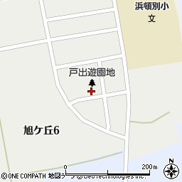 北海道枝幸郡浜頓別町旭ケ丘6丁目25周辺の地図