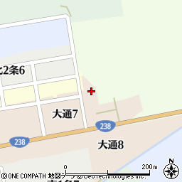 株式会社テクノス北海道　浜頓別営業所周辺の地図