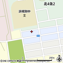 北海道枝幸郡浜頓別町北３条1丁目21周辺の地図