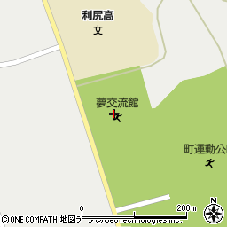利尻町総合体育館夢交流館周辺の地図