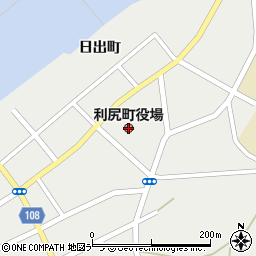利尻町役場周辺の地図