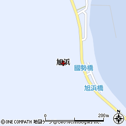 北海道利尻富士町（利尻郡）鬼脇（旭浜）周辺の地図
