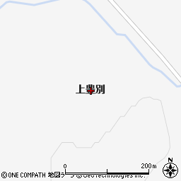 北海道稚内市声問村上豊別周辺の地図